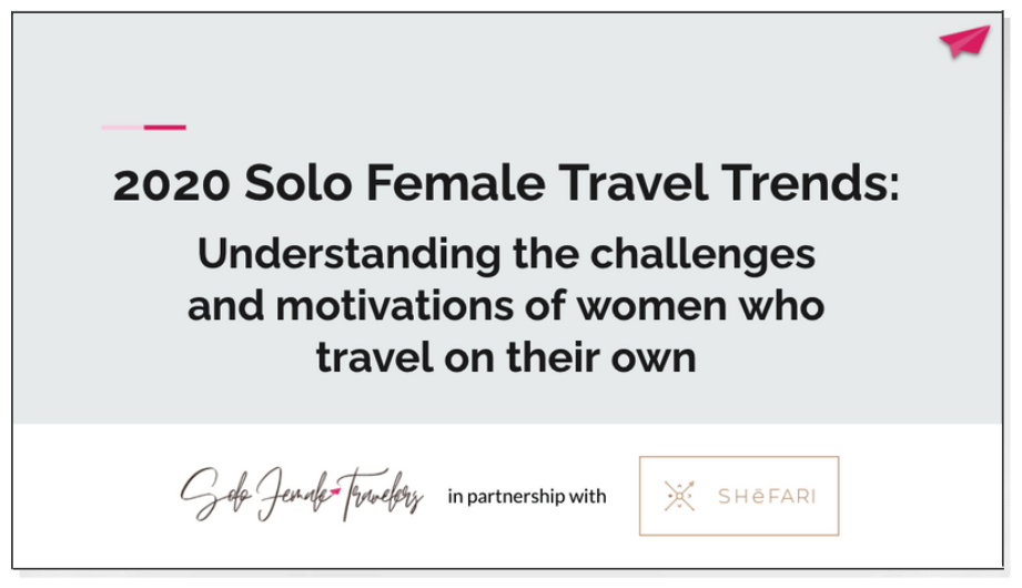 female solo travel statistics