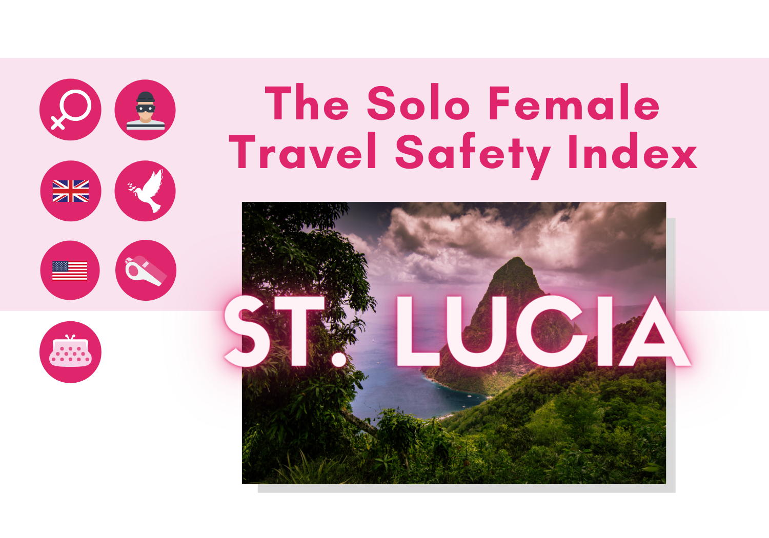 Solo female travel safety in Saint Lucia
