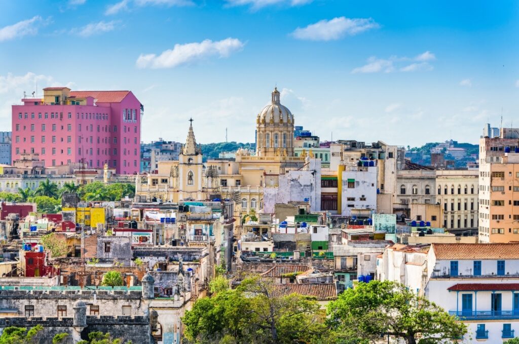 Colorful downtown Havana
