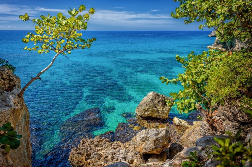 Beautiful blues near Negril