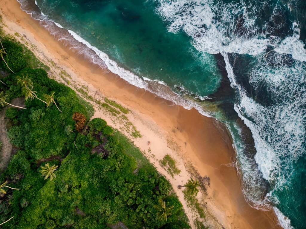 Galle beach in Sri Lanka